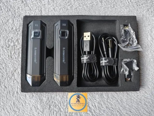 Kit transmissor e receptor vídeo HDMI wireless sem fio 1080p até 50m Lemorele - Foto 6