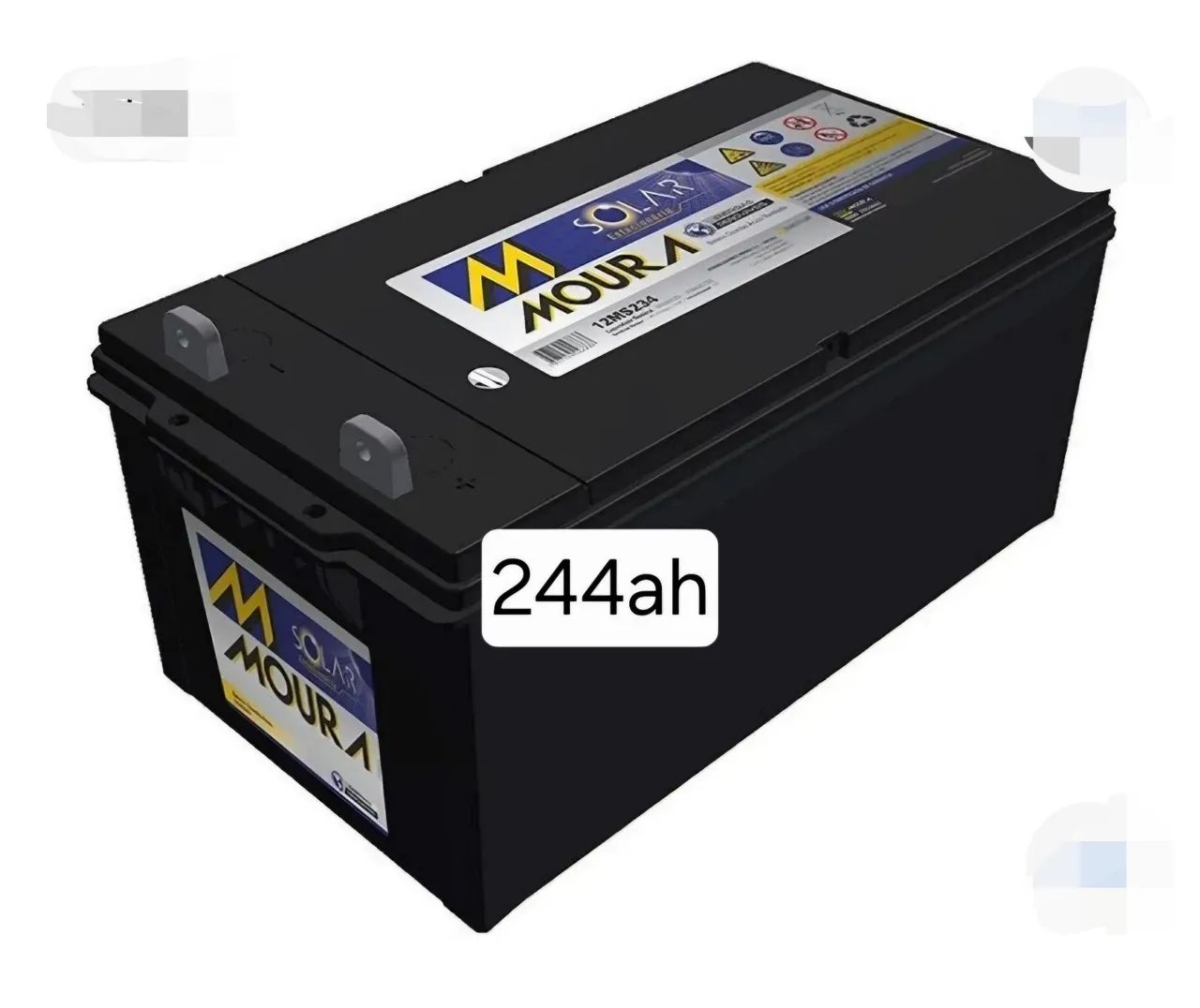 Bateria solar estacionária 12v 244A Moura