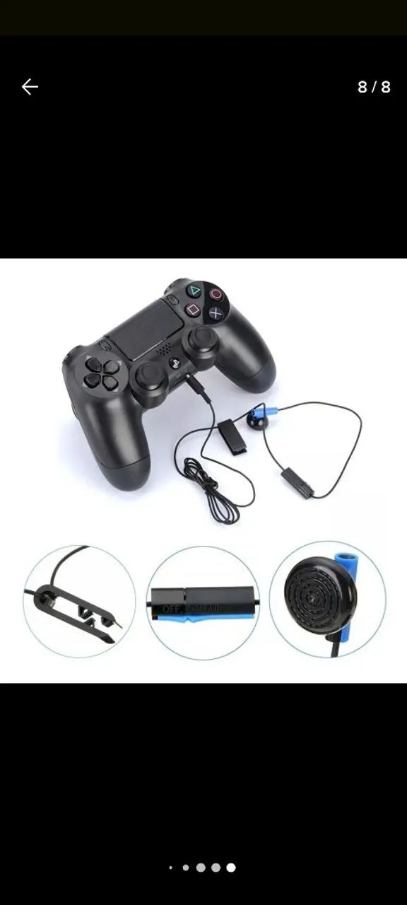 Fone de Ouvido auricular com microfone Original Playstation 4 - Foto 5