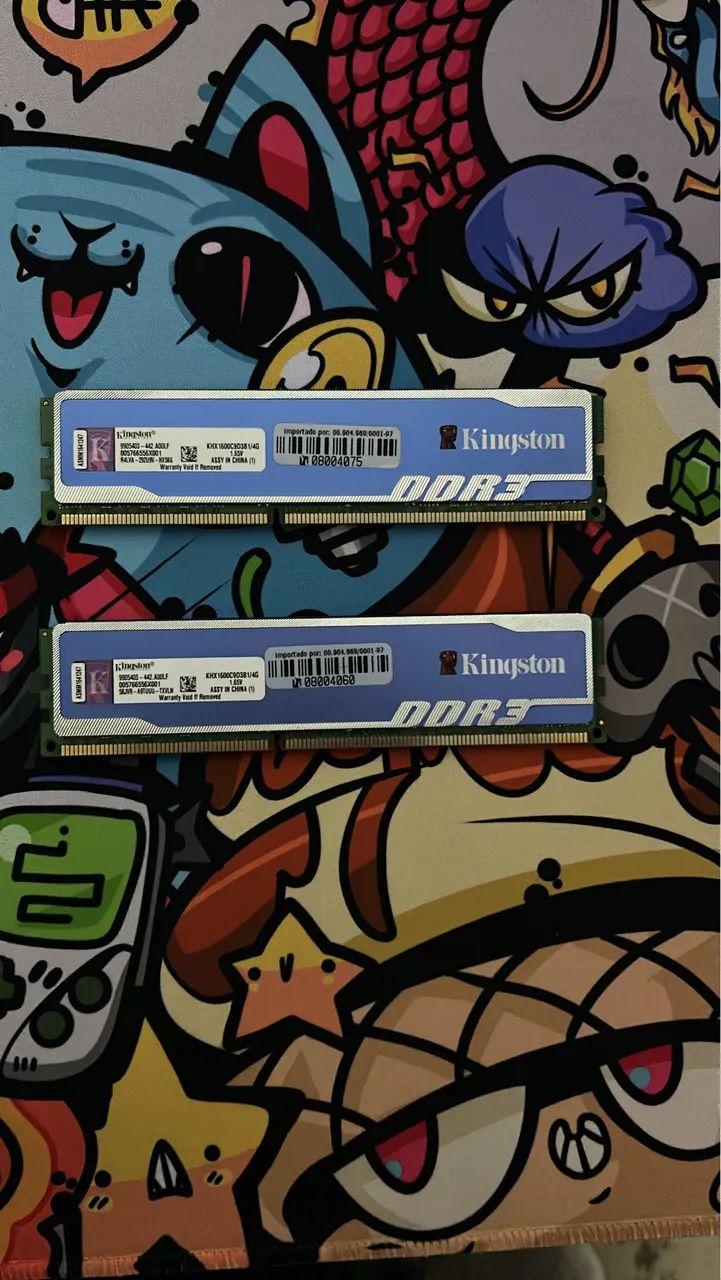 Kingston DDR3 RAM Memory 4GB 1600MHz64739357870978124