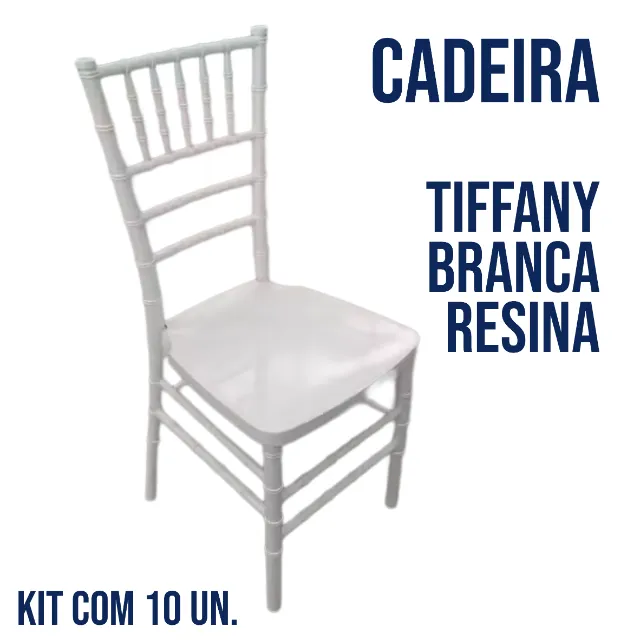 Cadeira Tiffany Branca - Resina