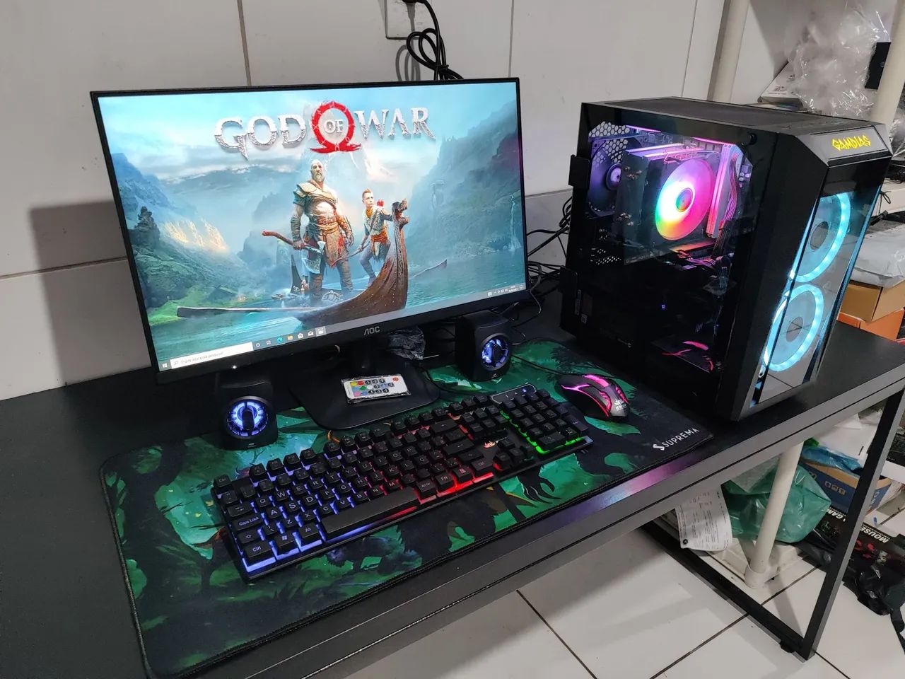 PC Gamer Intel Xeon E5 2666 v3 + 32gb RAM + RX 580 8gb + SSD NVME 1tb + Tela 24" 100hz - Foto 4