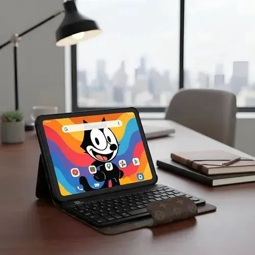 Tablet PC Chip 5G+Wifi+Entrada SD 512GB+16GB Capa+Teclado e Mouse Bluetooth+Caneta - Foto 2