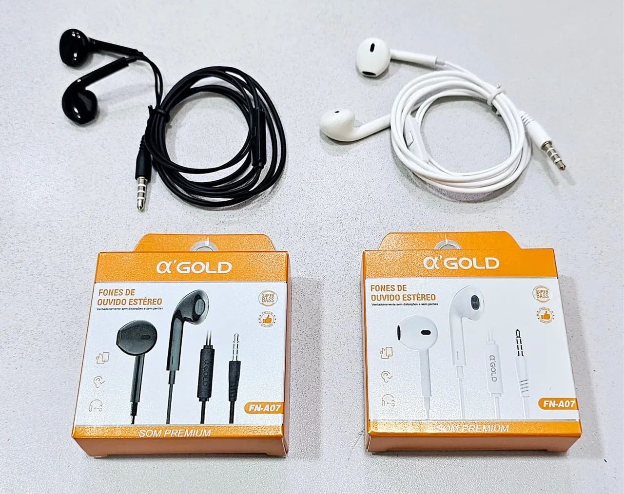 Fone de Ouvido Estéreo ?'GOLD FN-A07 - Som Premium