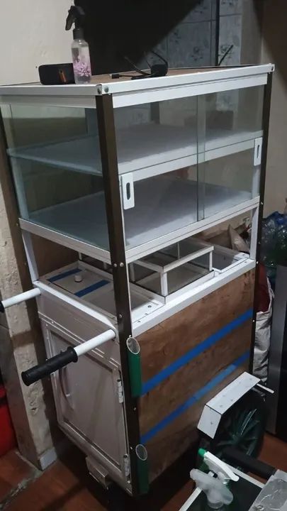 CARRINHO DE LANCHE COM DUPLA VITRINE - Foto 5