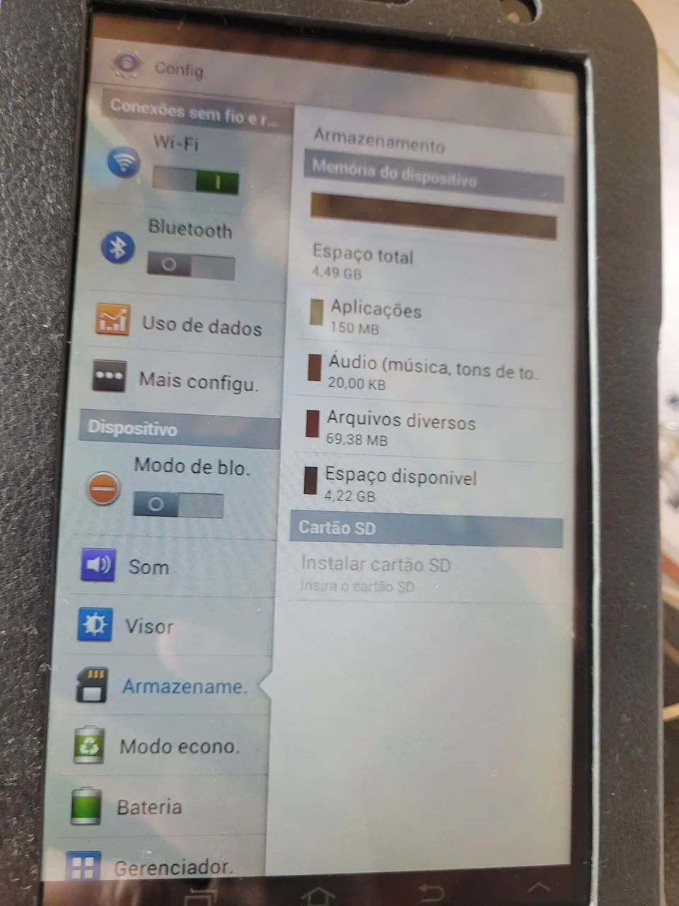 Tablet tab 2 samsung com capa ideal criancas offline pois nao atualiza mais - Foto 5