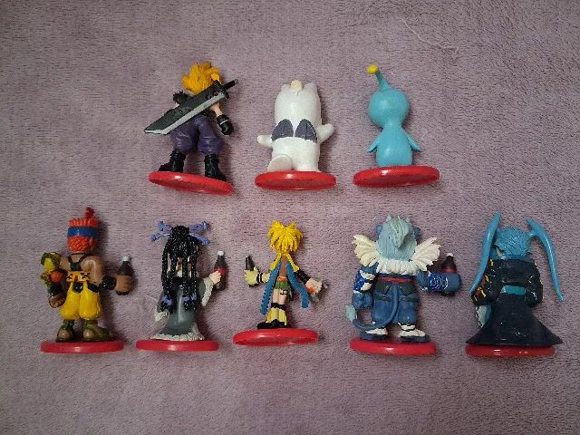 Final Fantasy SD, Bonecos Promocionais Coca Cola, Miniatura oficial, Squaresoft - Foto 2