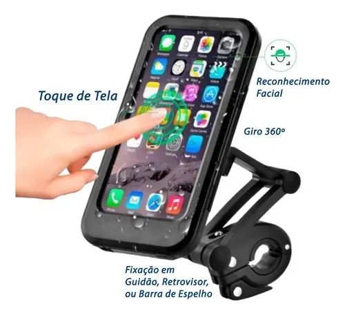 Suporte Impermeável para Celular com Fixação Magnética - Foto 2