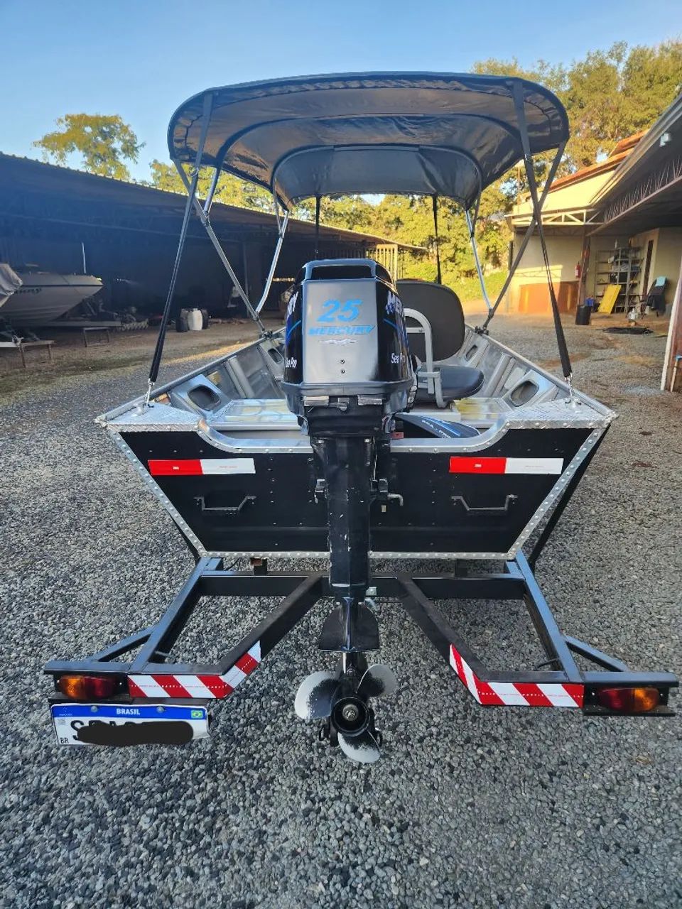 Barco Marreco 2022 5.5 motor 25hp - Foto 3
