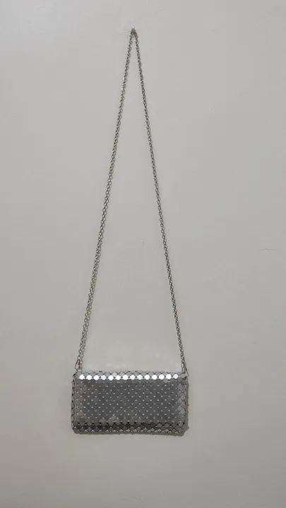 Bolsa de festa prata  - Foto 4