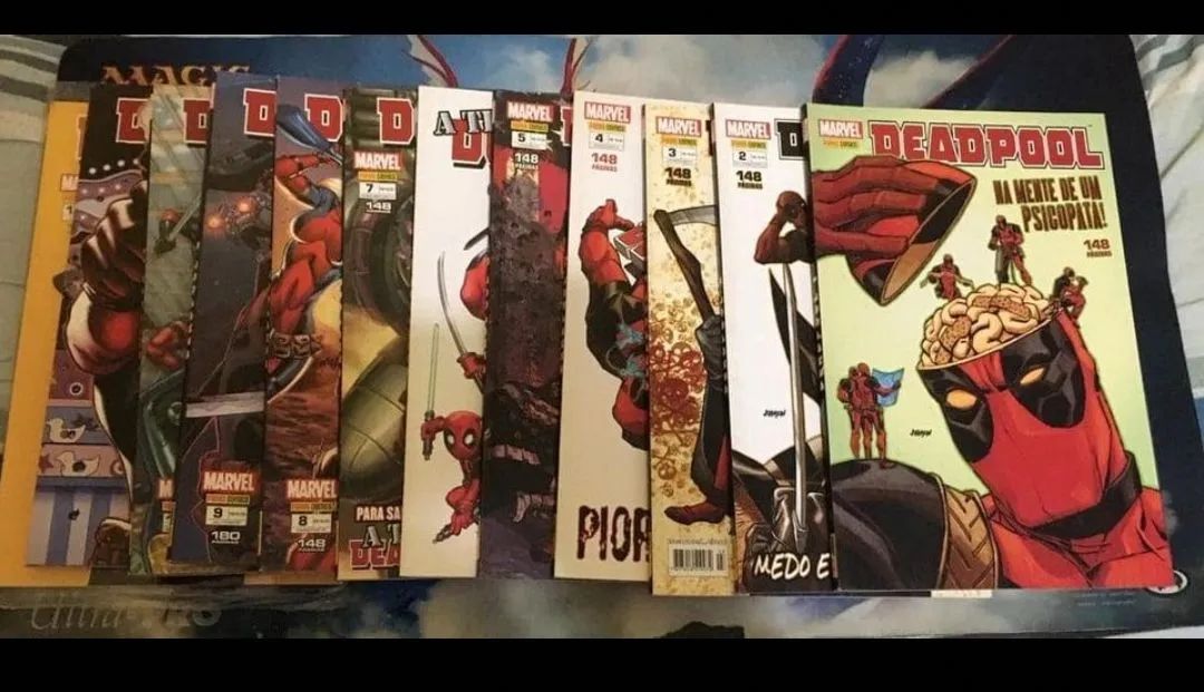 Deadpool nova Marvel 1-12 (capa cartão)