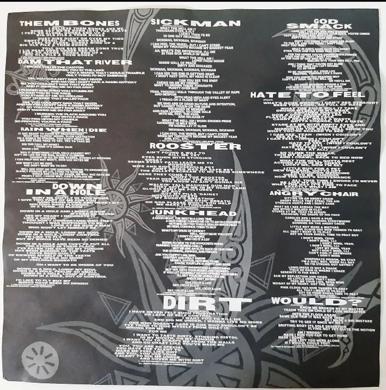 LP Alice in Chains - DIRT(Angra Chair) 1992 com encarte - Hobbies LP Alice in Chains - DIRT(Angra Chair) 1992 com encarte - Hobbies