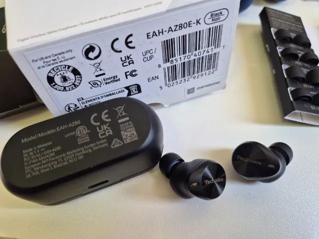 Fones Panasonic Technics AZ80 Bluet Perf Cx Q Novo Nf Orig Gar Loja até 12x Sp Cps Sjc - Foto 6