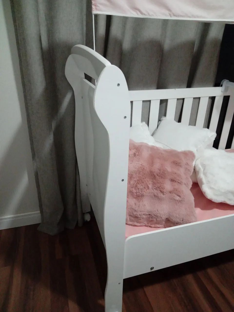 BERÇO INFANTIL NOVO COR BRANCA - Foto 2