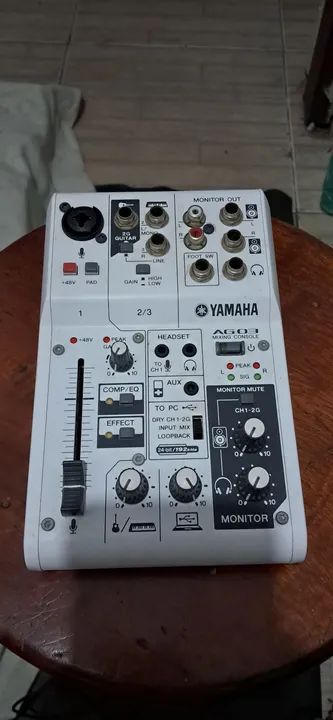 Interface/Mesa de áudio Yamaha AG03 