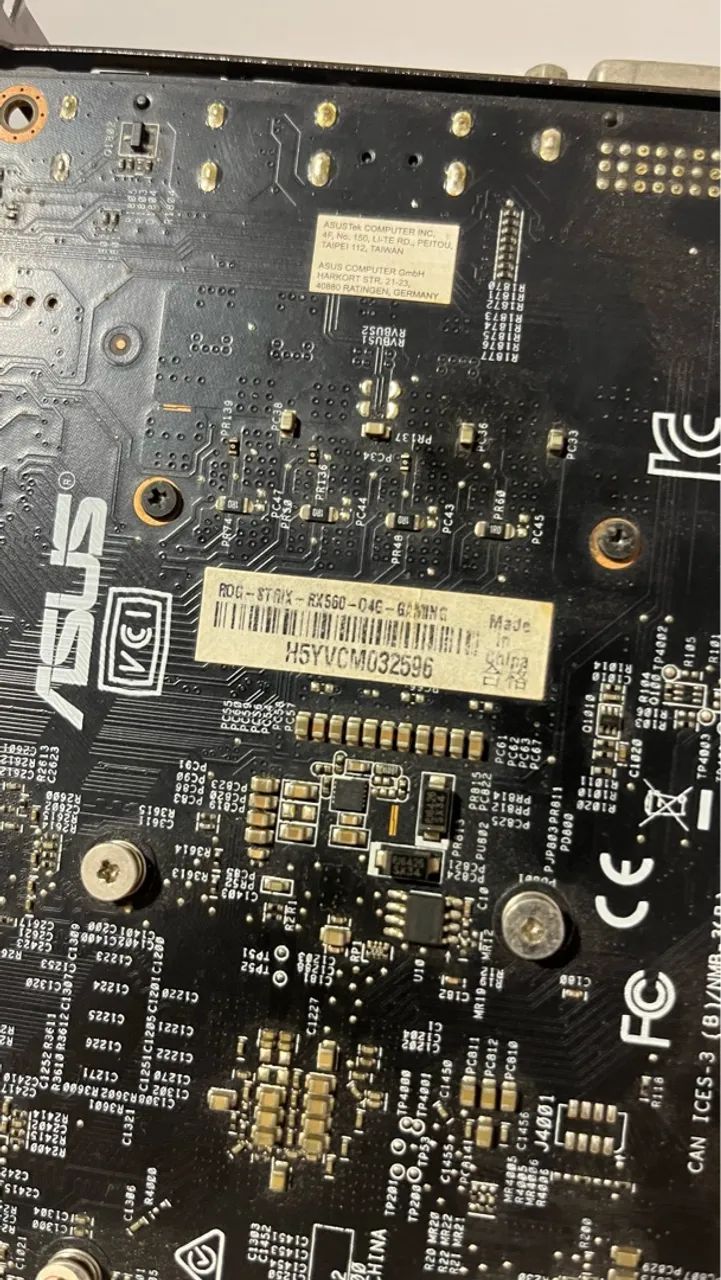 Placa de Vídeo RX 560 4GB - ASUS ROG - Foto 3