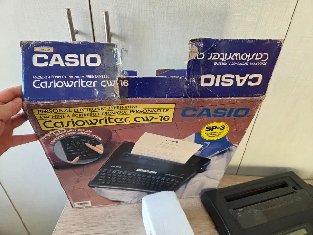 Máquina escrever Casio CW16