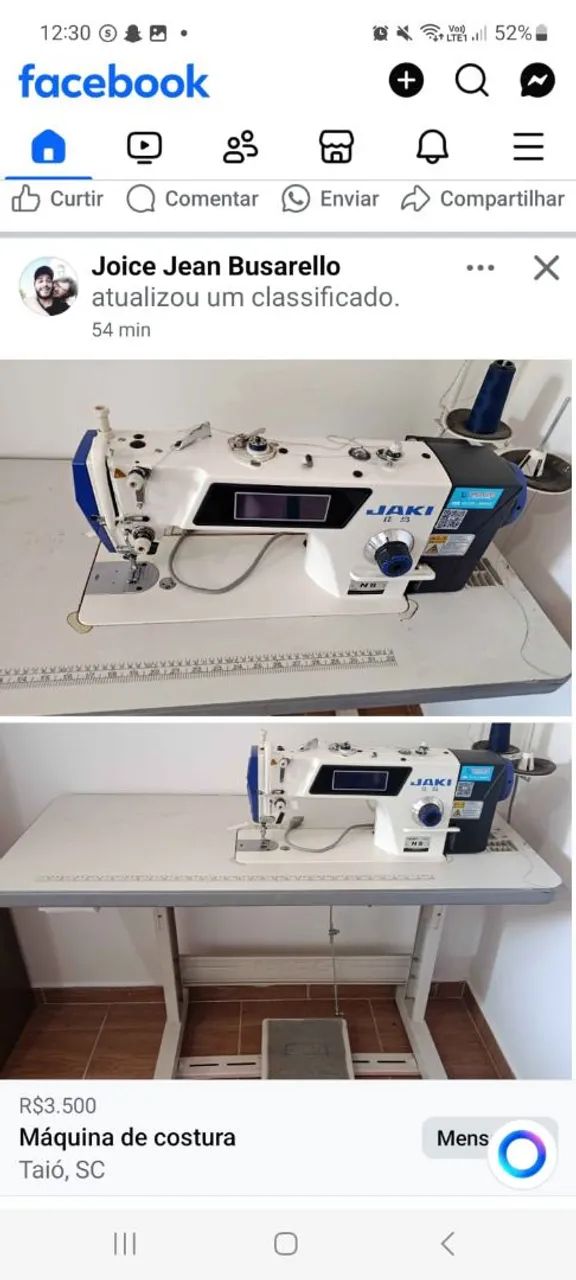 Máquina de Costura Industrial JAKI N8 - Foto 3