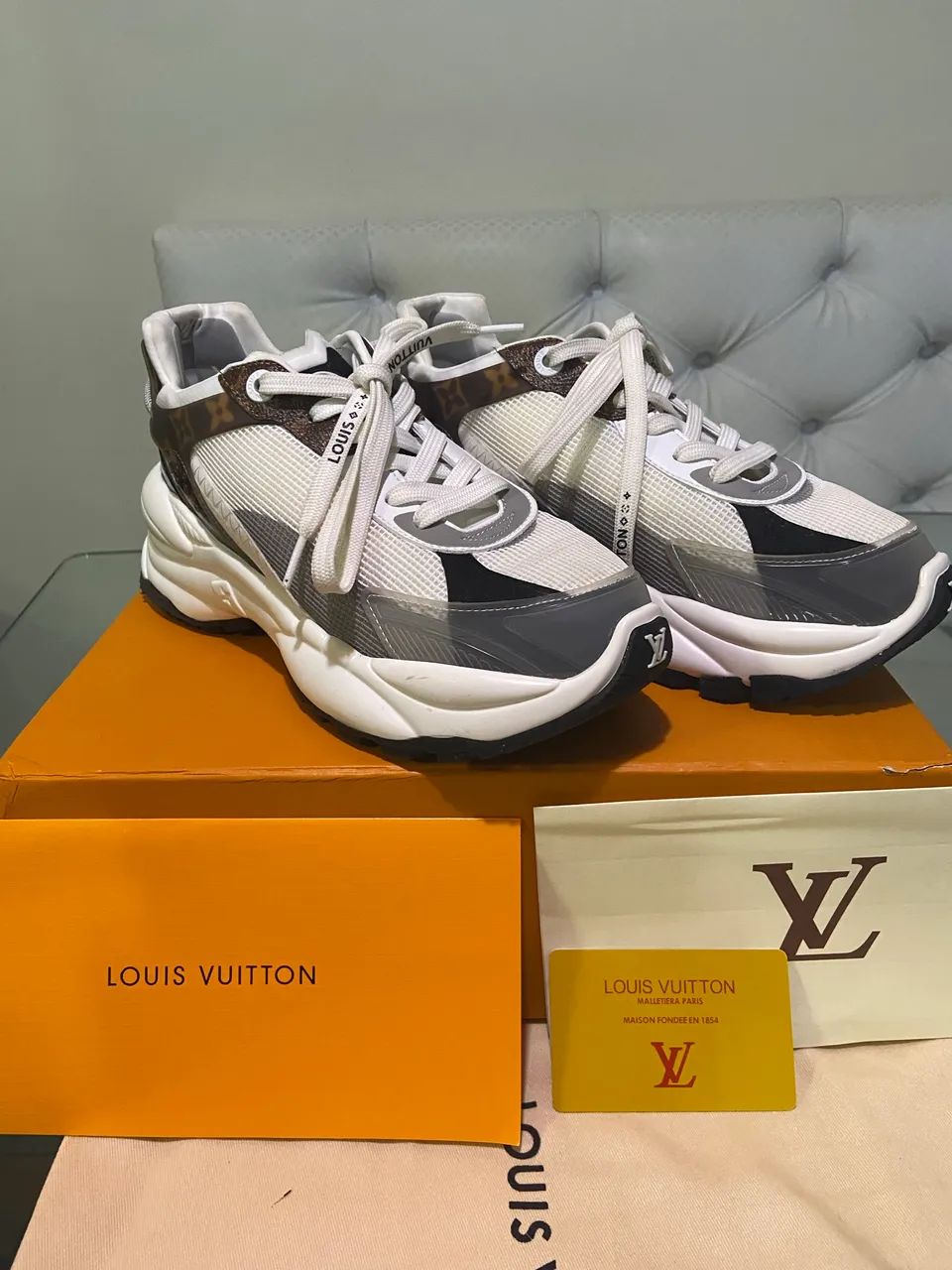 Tênis Louis Vuitton RUN 55  - Foto 2