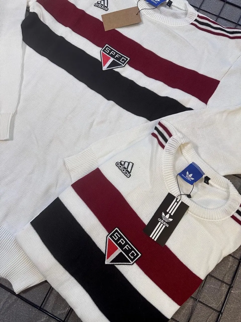 Blusa de Tricot Adidas São Paulo - SPFC