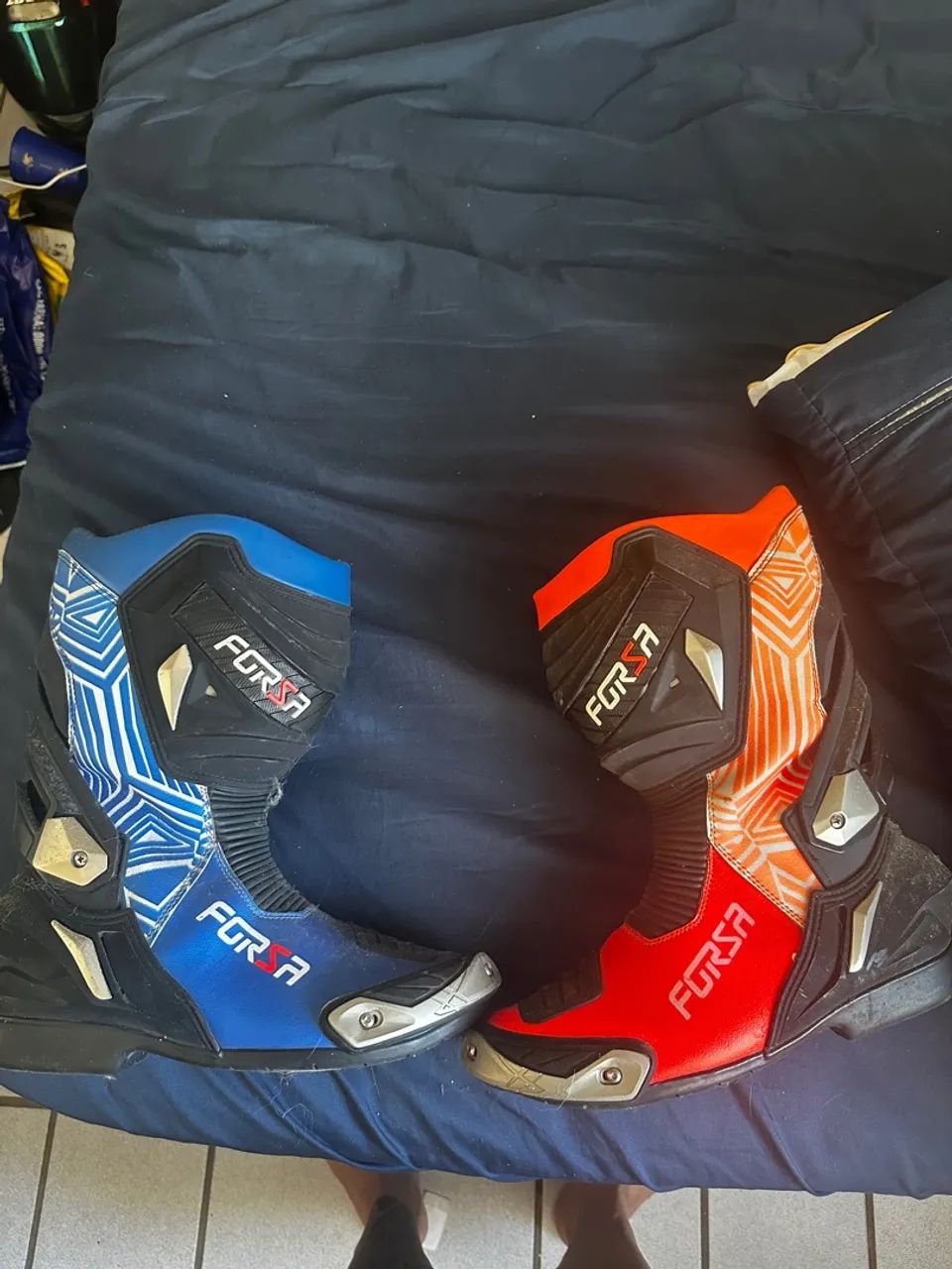 Macacao alpinestars 54 + bota e luva forza - Foto 5