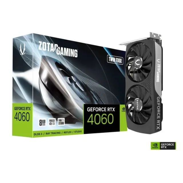 Placa de Vídeo Nvidia RTX 4060 8GB GDDR6 Zotac Dual Fan 128 Bits 3 Anos Garantia - WZetta