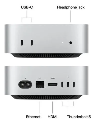 Mac Mini 2023 M2 Chip 8 core CPU - 10 Core GPU Memória 8GB 256GB