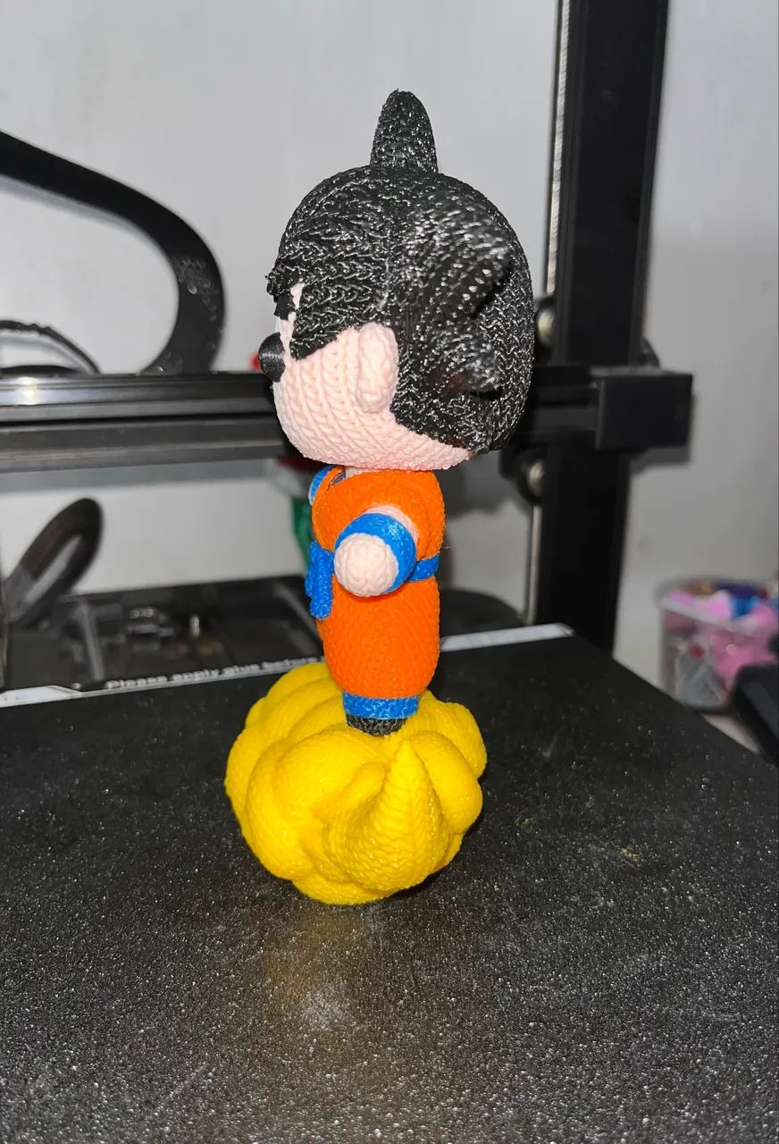 Goku em 3d versão crochê - Foto 2