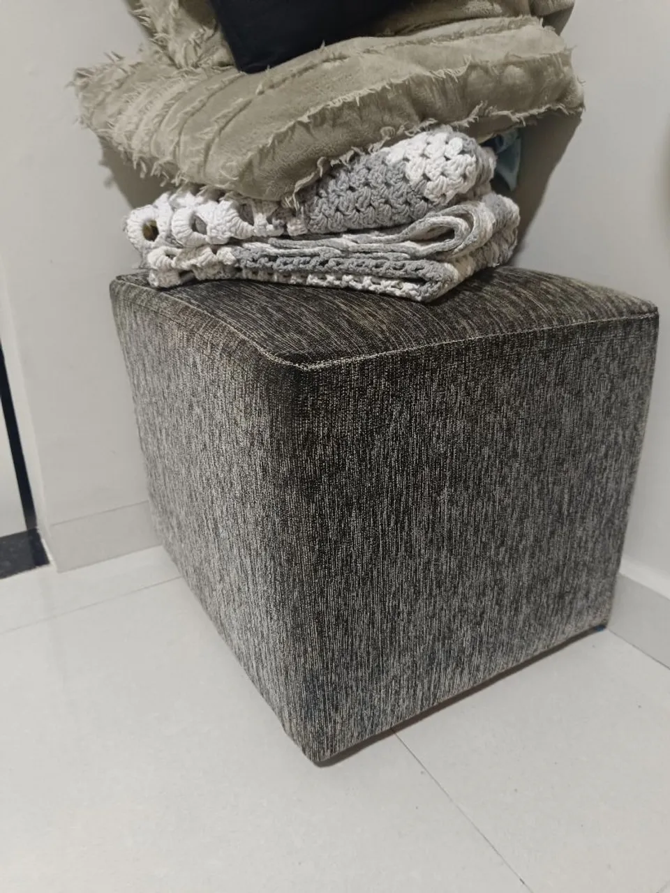 Puff Decorativo Quadrado
