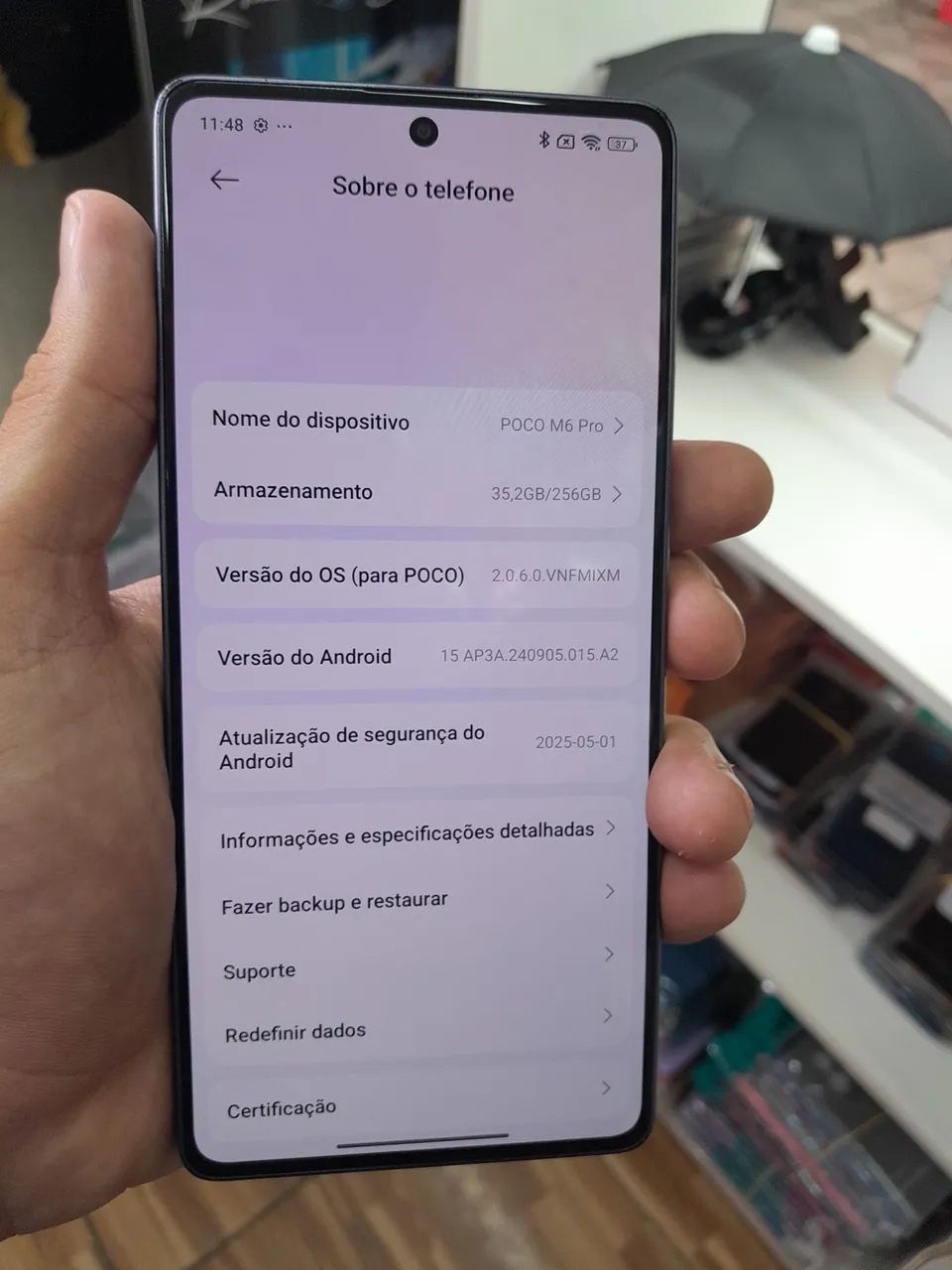 Poco M6 PRO zero com caixa