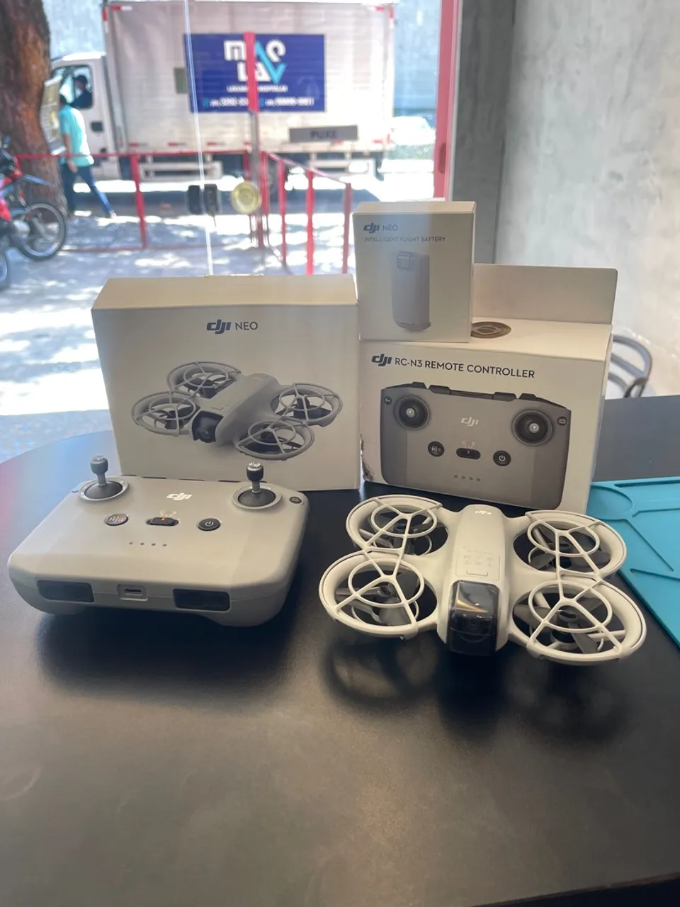 Drone dji neo + combo controle RC N3 e Bateria Extra Nova. (Aceito cartão )