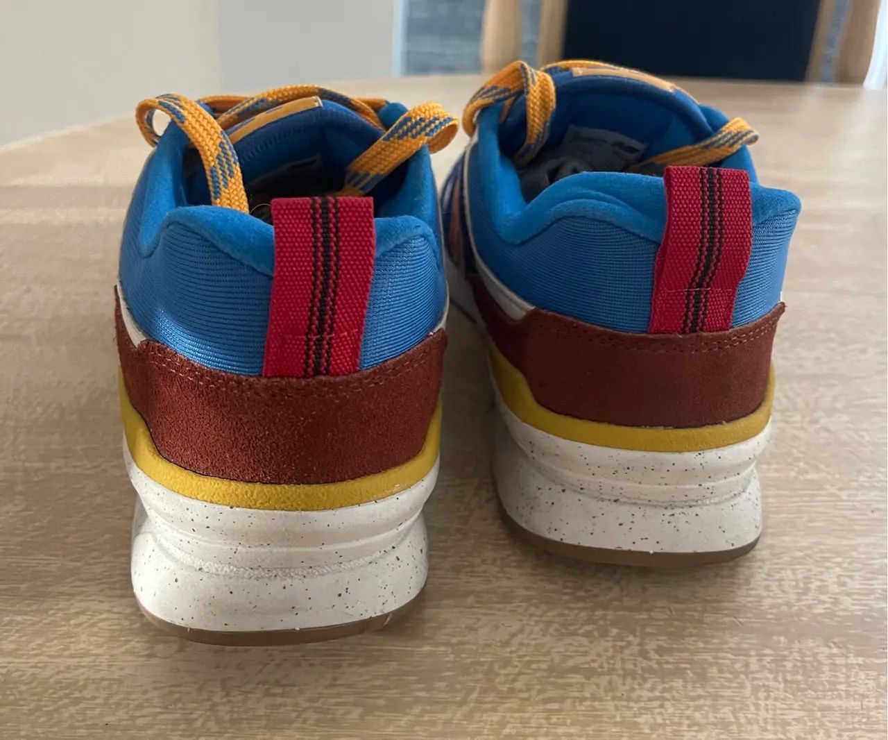 Tênis New Balance 997H Azul e Laranja - Foto 3