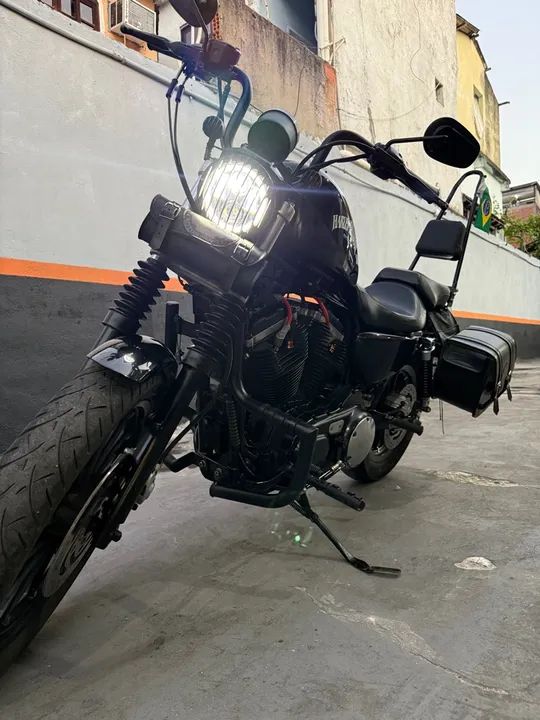 Harley Davidson Sportster XL 883 Custom - Impecável customizada - Foto 7