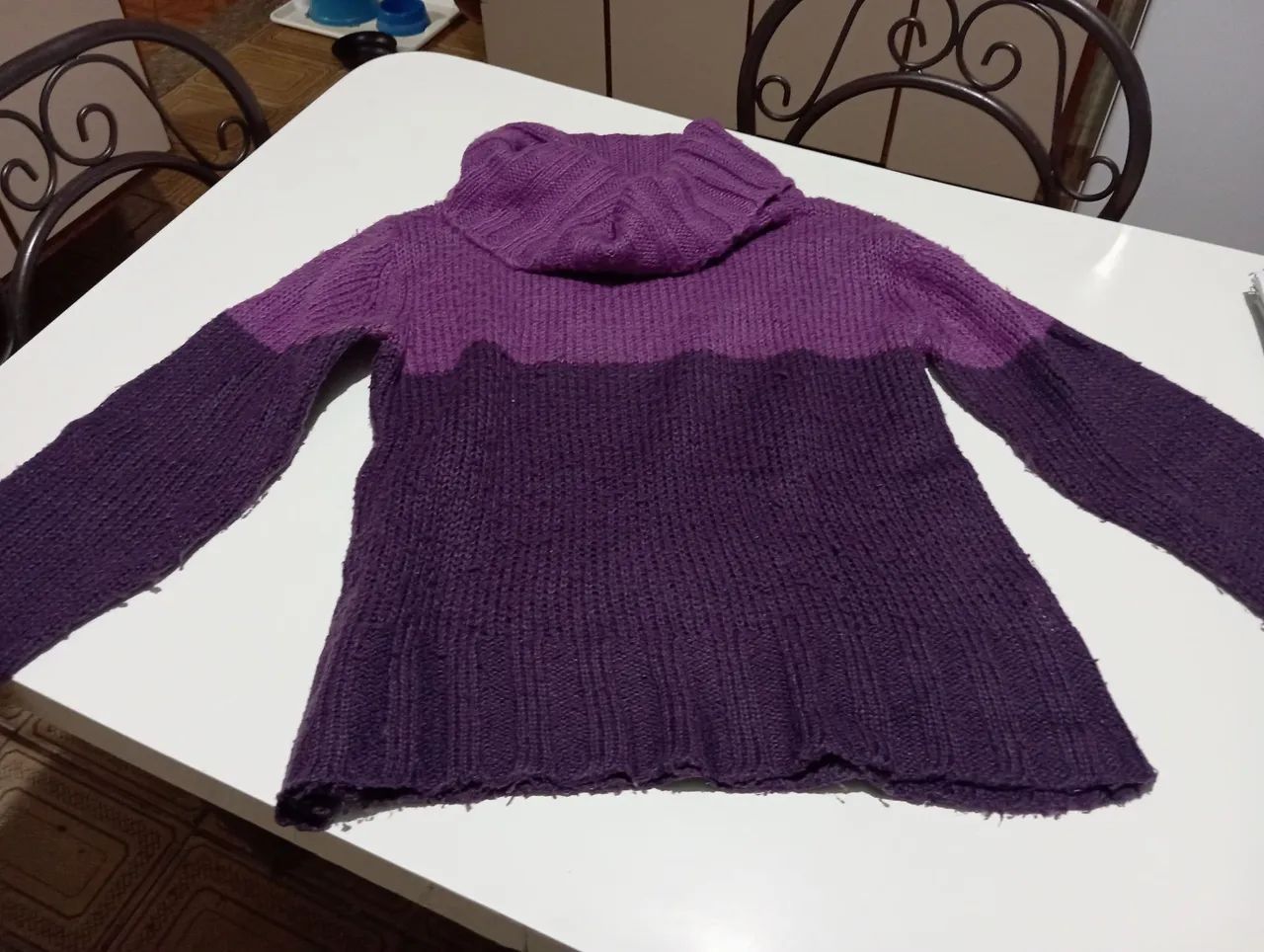 Blusa Tricô com gola alta - Foto 5