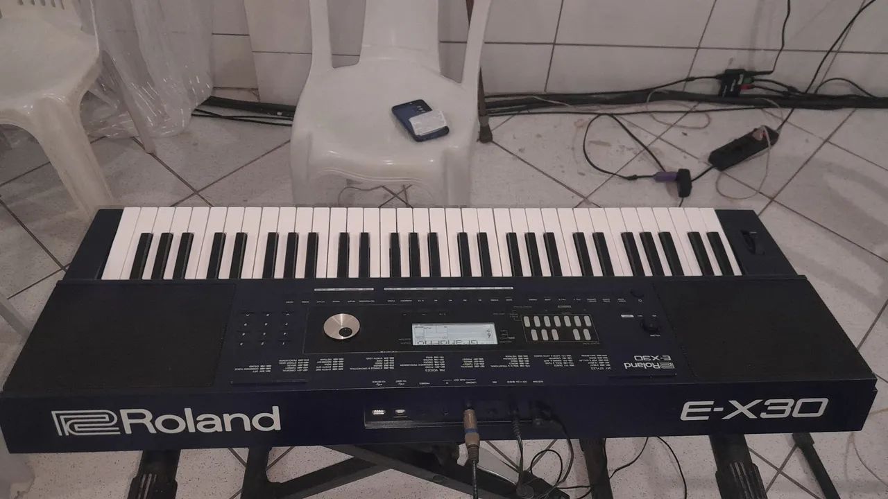 vendo teclado roland E-X30 R$ 1500 - Instrumentos musicais ...