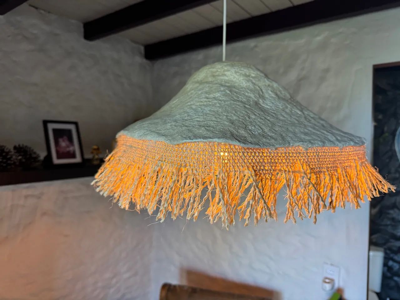 Luminária de teto artesanal - Foto 2