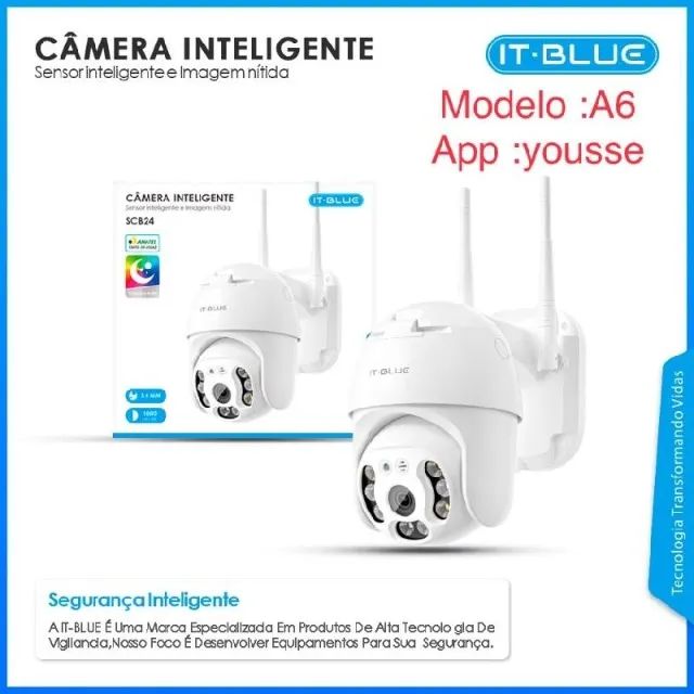 Camera IP Wifi Externa Yoosee A6/A8 ItBlue SC-B25  - Foto 2