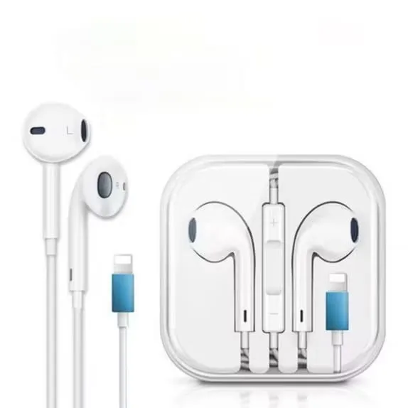 Fone de Ouvido com Fio para Iphone Lightning com Microfone