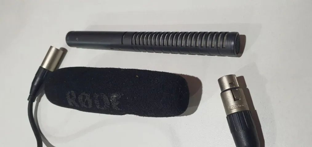Vendo ou troco Microfone Boom Rode Condensador Supercardióide - Foto 3