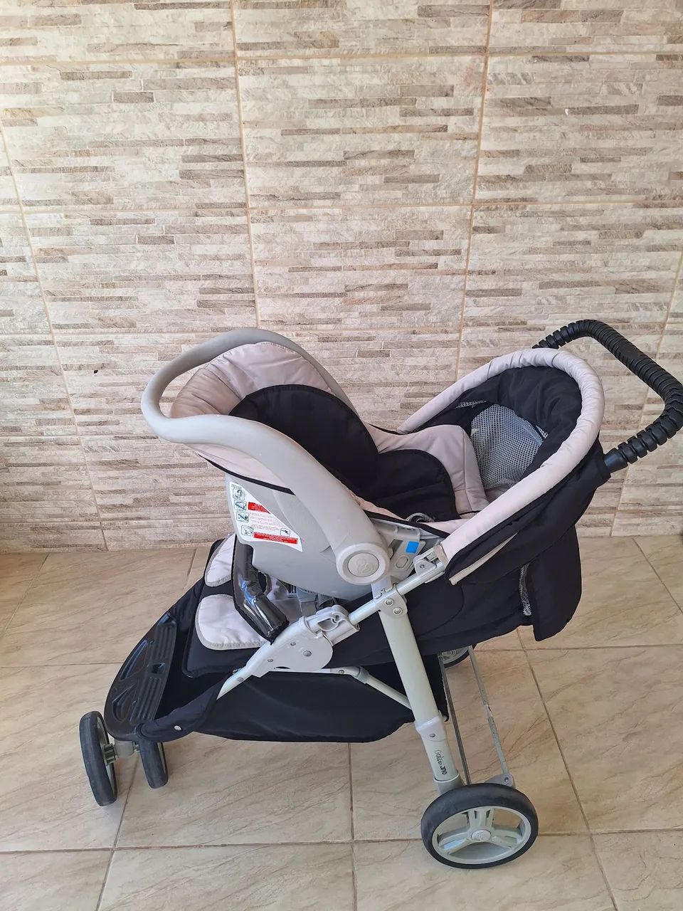 Carrinho com bebê conforto Galzerano  - Foto 4