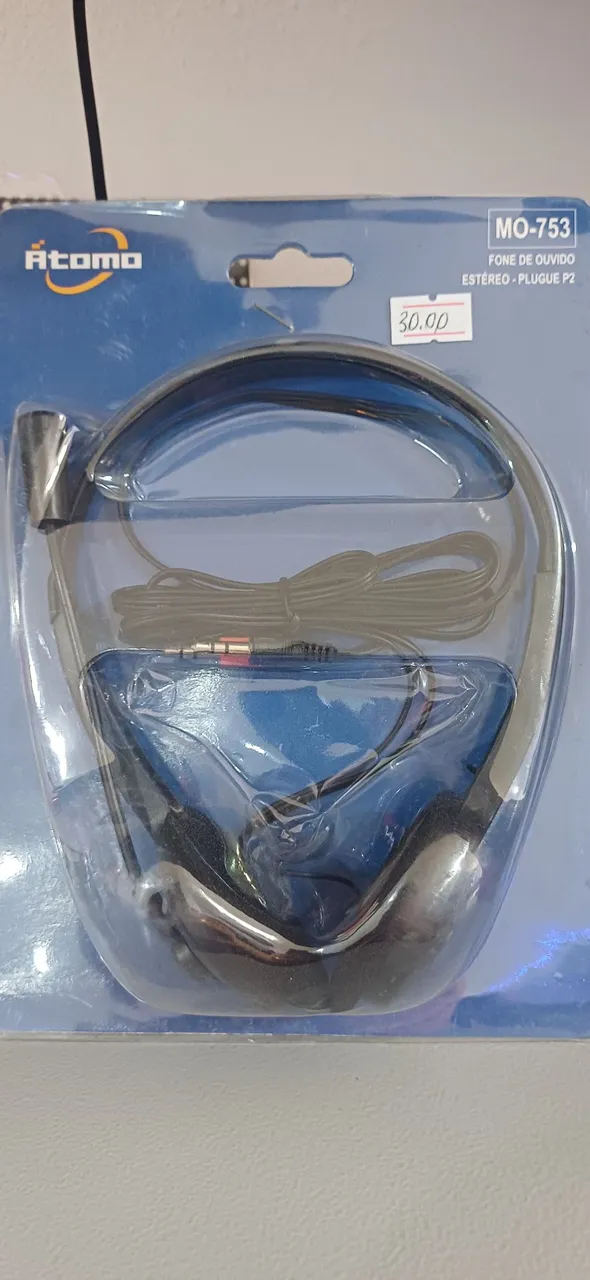 Fone de Ouvido Estéreo Atoma MO-753 - Plugue P2