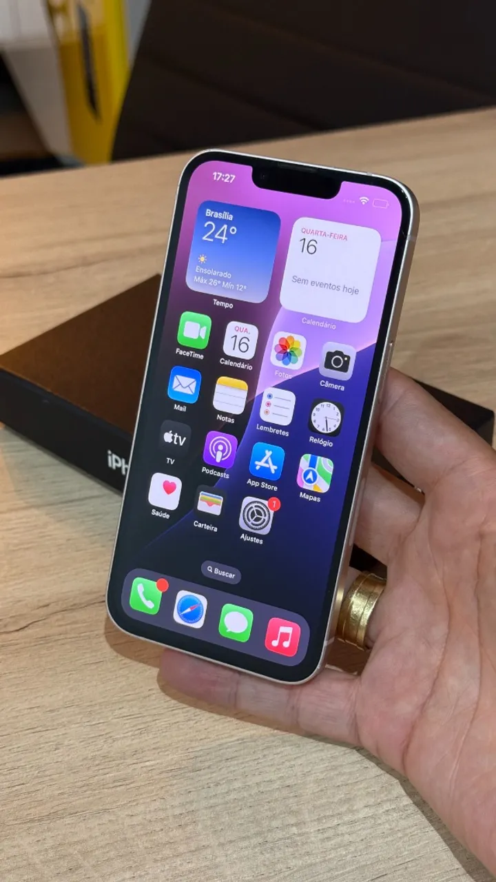 iPhone 13 128GB Rose - Loja física! Bateria 88%! Com 3 meses de garantia! Até 12x cartão