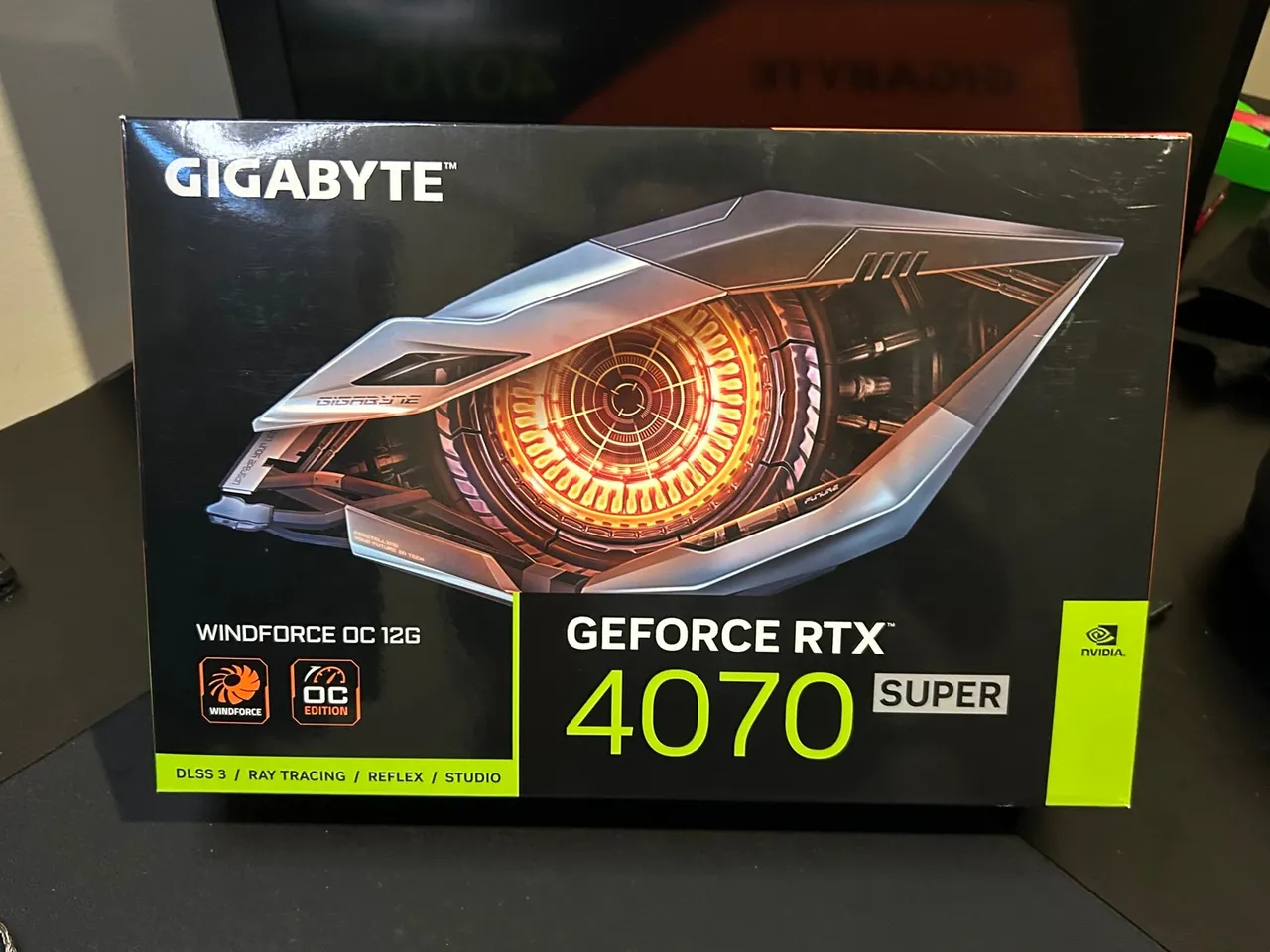 Placa de Vídeo Gigabyte GeForce RTX 4070 Super Windforce OC 12G
