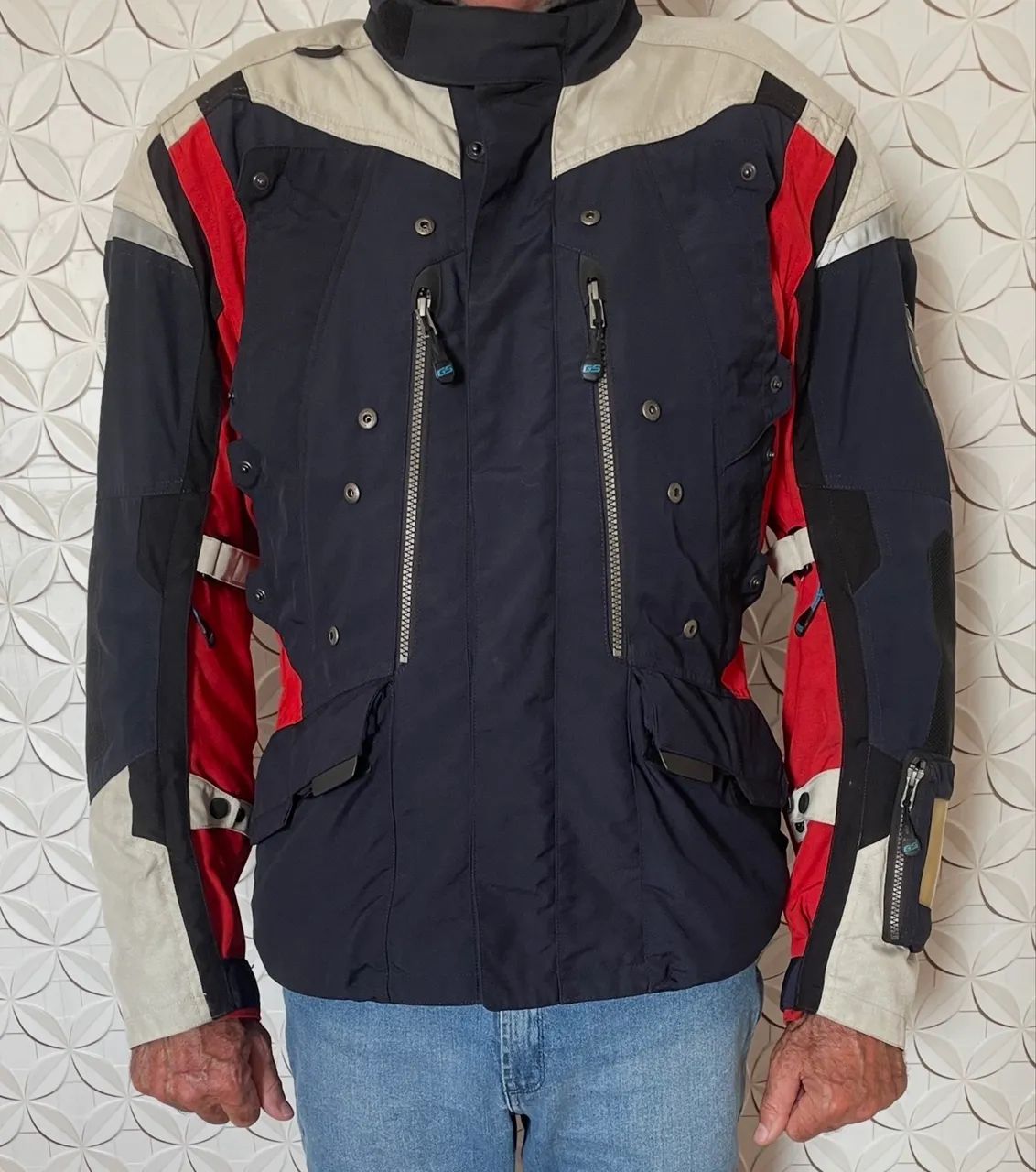 Jaqueta original BMW Rallye nr 52 com capa impermeável  - Foto 6