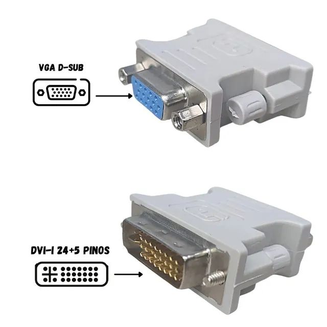 Cabo Adaptador DVI Para VGA - Foto 4