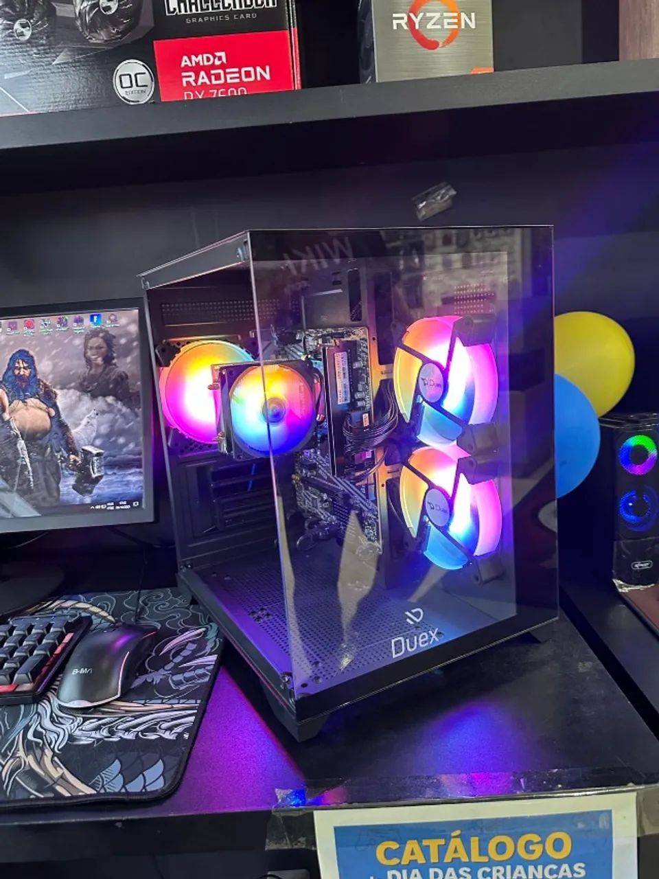 PC GAMER RYZEN 5 5600GT 16GB | SSD 256GB | VEGA 8 | MONITOR 20? 75Hz | 1 ANO DE GARANTIA - Foto 3