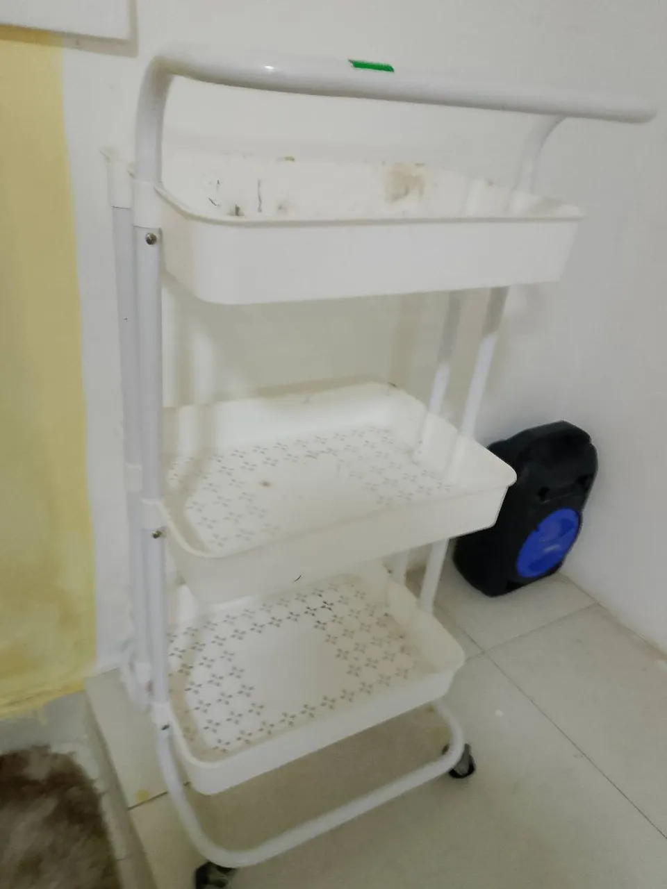 Carrinho de Cozinha 3 Andares Branco