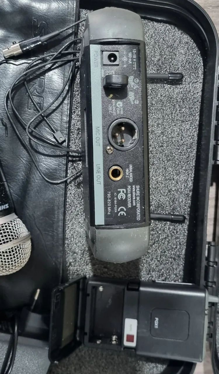 Microfone Sem Fio Shure PGX24/PGX1 - Funcionando Perfeitamente - Foto 6