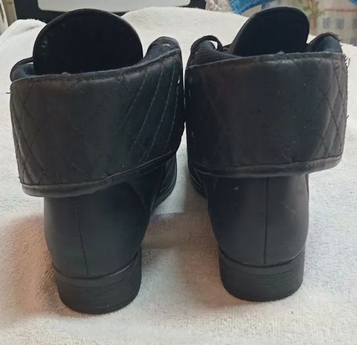 BOTA PRETA, TAMANHO 35 - Foto 4