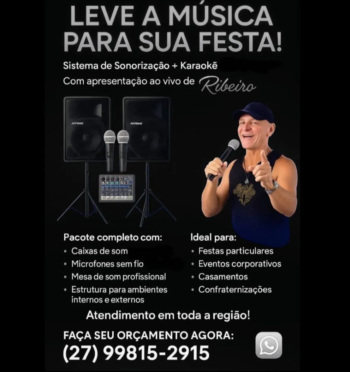 Sonorização para sua festa